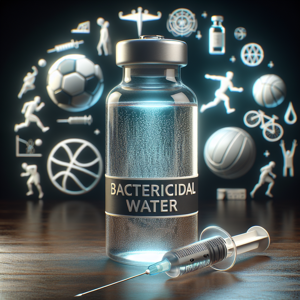 L'acqua battericida per iniezioni: un'arma segreta per migliorare le performance sportive