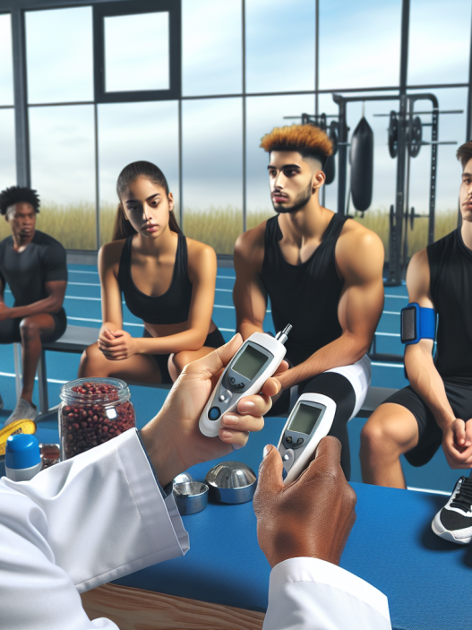 Monitoraggio del livello di colesterolo come parte integrante della preparazione atletica.