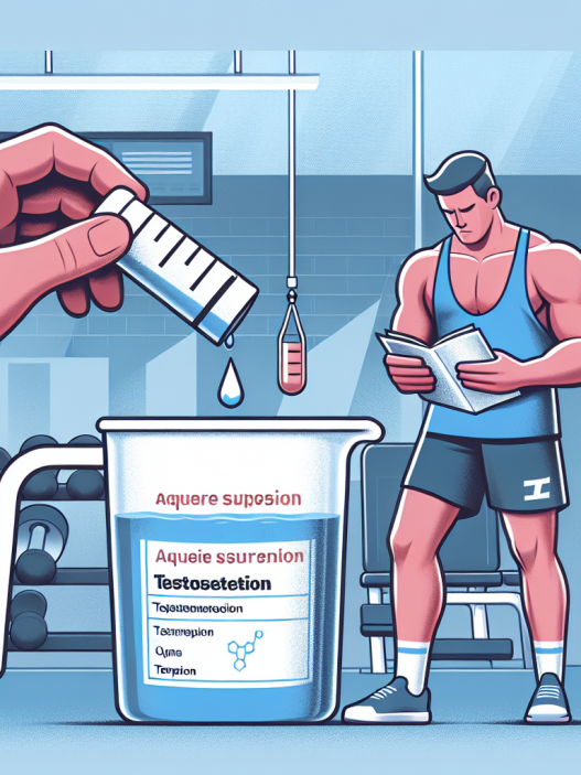 Dosi e modalità di assunzione della sospensione acquosa di testosterone per gli atleti