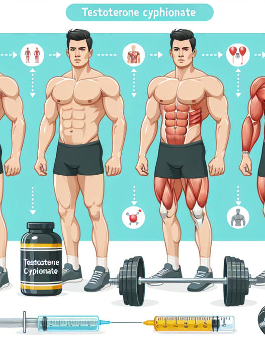 Come il testosterone cipionato influisce sulla massa muscolare degli sportivi